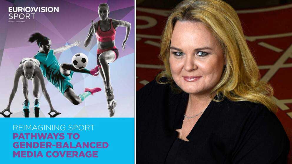 Åsa Edlund Jönsson och boken ”Reimagining Sport – pathways to gender balanced media coverage” 