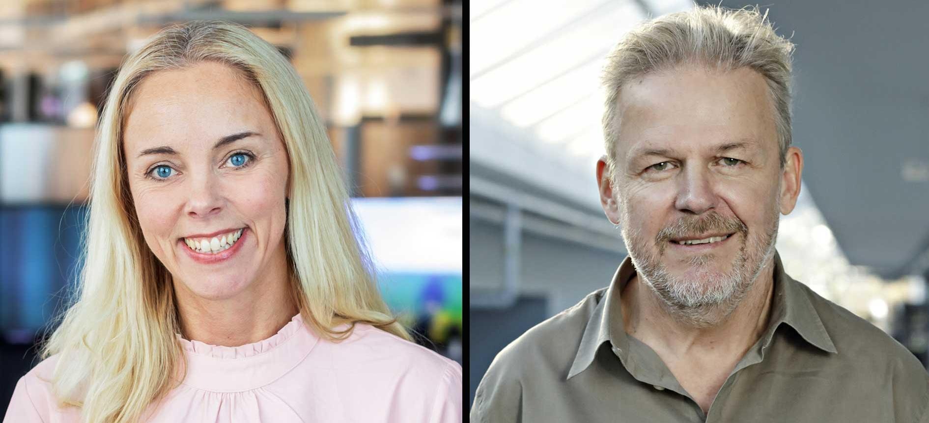 Christina Hill blir programchef för Kultur, underhållning och livsstil (KUL) och Axel Arnö blir programchef för Samhälle, dokumentär och fakta (S/D/F).